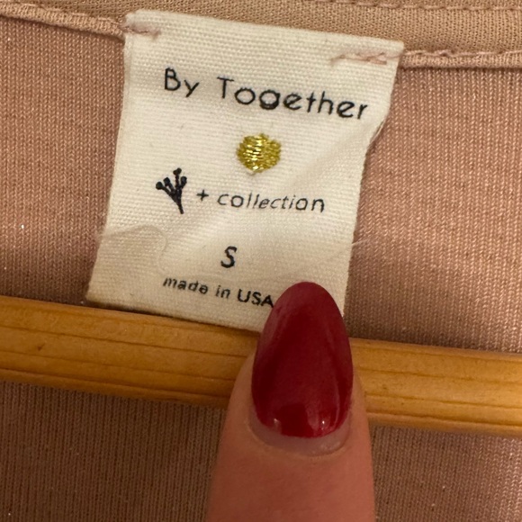 By Together Shimmering Ruched Blouse - Picture 2 of 3